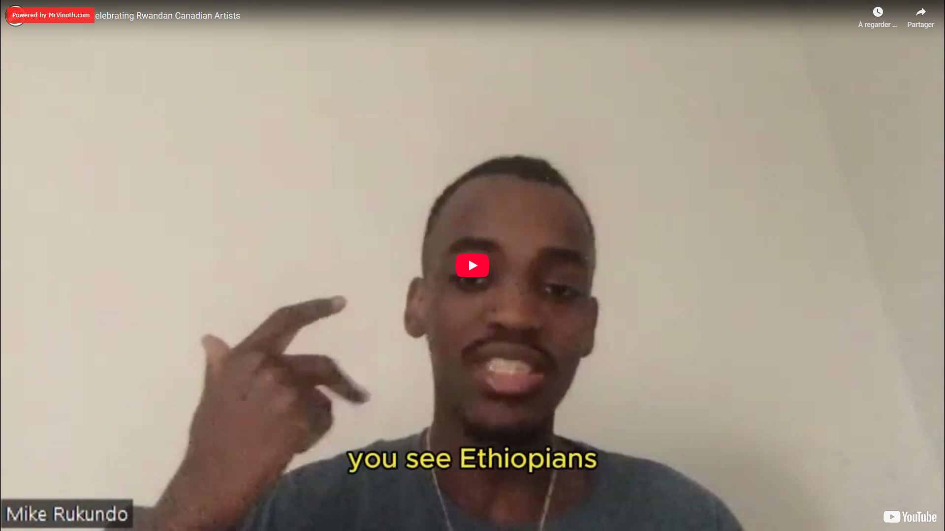Prime Sunday: Celebrating Rwandan Canadian Artists